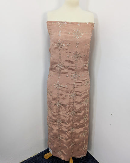 Raw Silk With Chiffon Dupatta