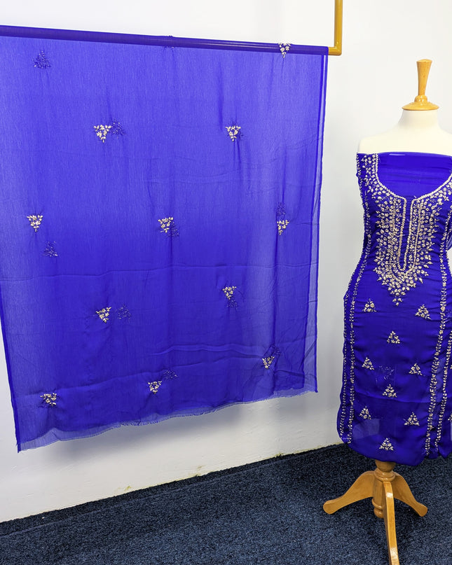 Pakistani Chiffon with Handmade LCD Gotta Work