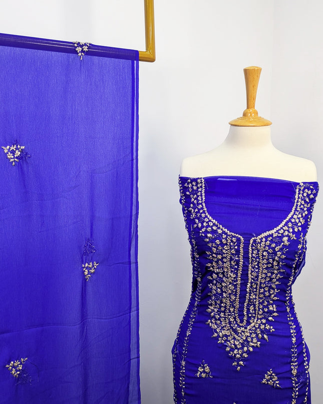 Pakistani Chiffon with Handmade LCD Gotta Work
