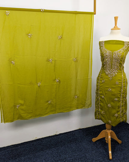 Pakistani Chiffon with Handmade LCD Gotta Work