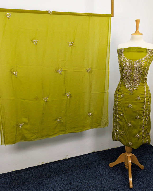 Pakistani Chiffon with Handmade LCD Gotta Work