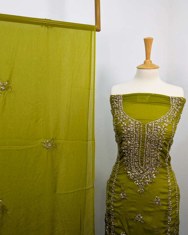 Pakistani Chiffon with Handmade LCD Gotta Work