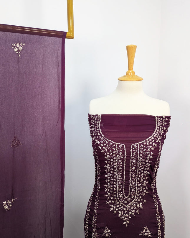 Pakistani Chiffon with Handmade LCD Gotta Work