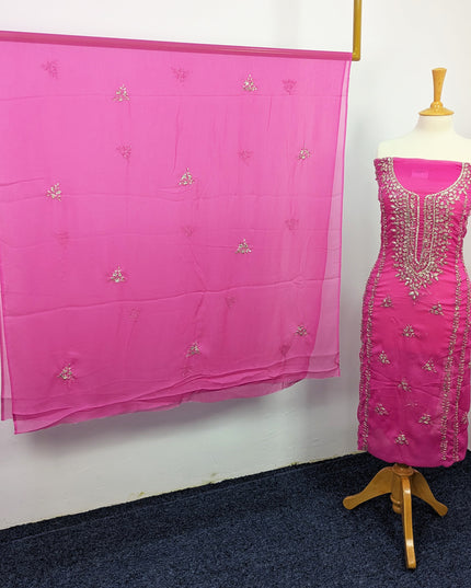 Pakistani Chiffon with Handmade LCD Gotta Work
