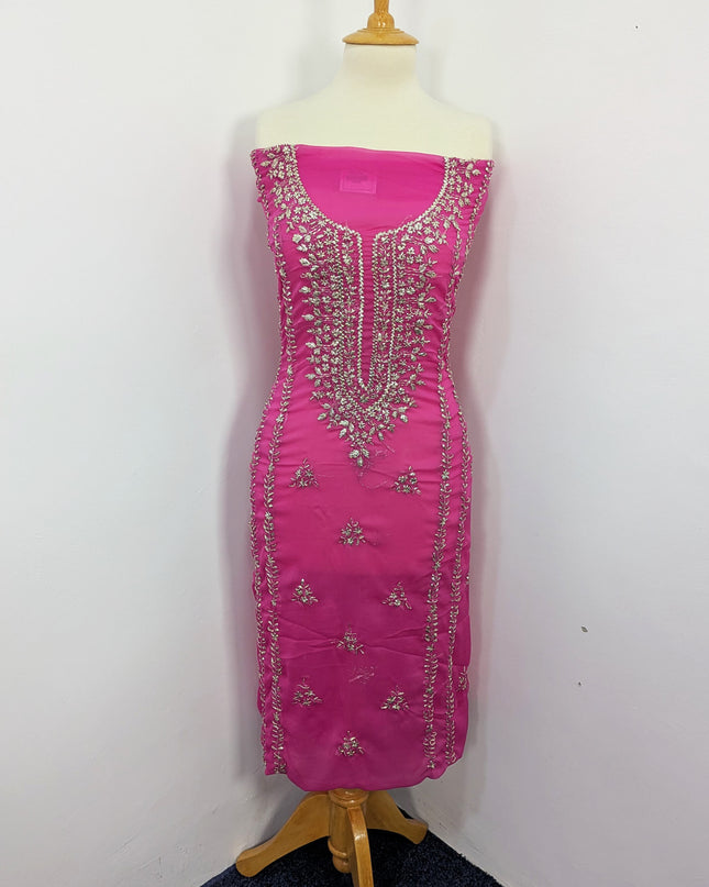 Pakistani Chiffon with Handmade LCD Gotta Work