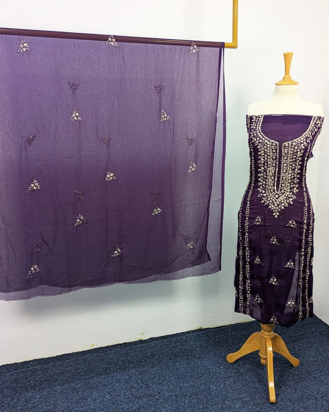 Pakistani Chiffon with Handmade LCD Gotta Work
