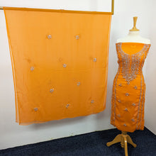 Load image into Gallery viewer, Pakistani Chiffon with Handmade LCD Gotta Work

