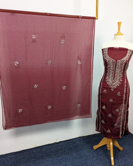 Pakistani Chiffon with Handmade LCD Gotta Work