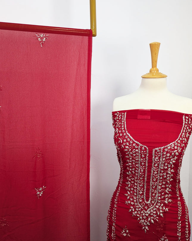 Pakistani Chiffon with Handmade LCD Gotta Work