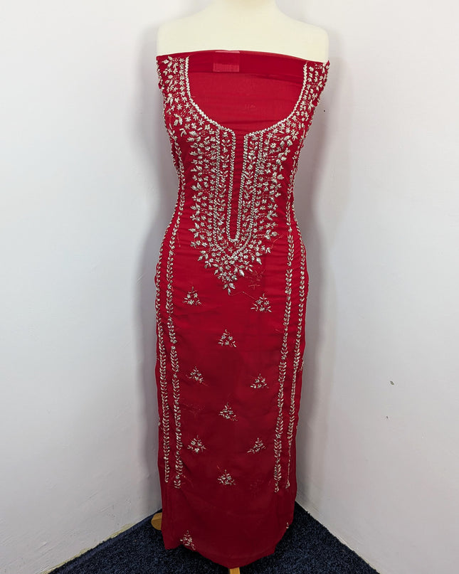 Pakistani Chiffon with Handmade LCD Gotta Work