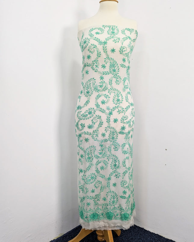 China Crinkle Kacha Tanka work Full Jaal Dupatta