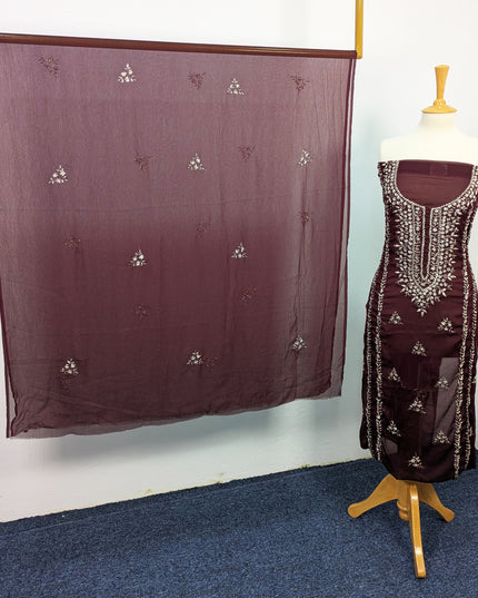 Pakistani Chiffon with Handmade LCD Gotta Work