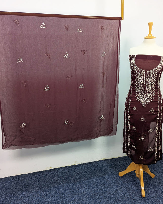Pakistani Chiffon with Handmade LCD Gotta Work