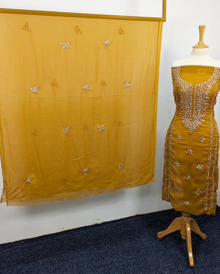 Pakistani Chiffon with Handmade LCD Gotta Work
