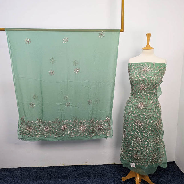 Handmade Gotta Work Chiffon 2pc Unstitched