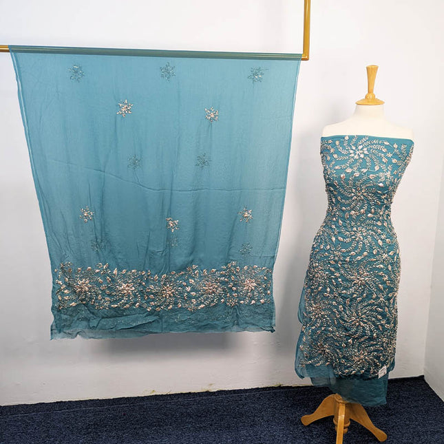Handmade Gotta Work Chiffon 2pc Unstitched