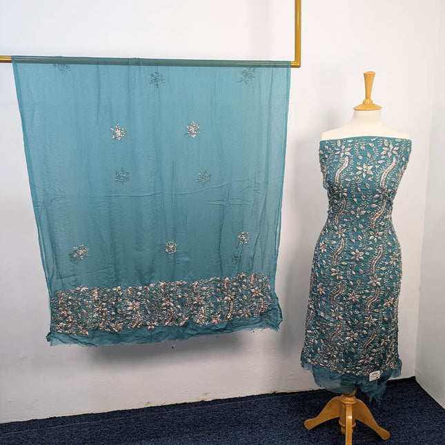 Handmade Gotta Work Chiffon 2pc Unstitched