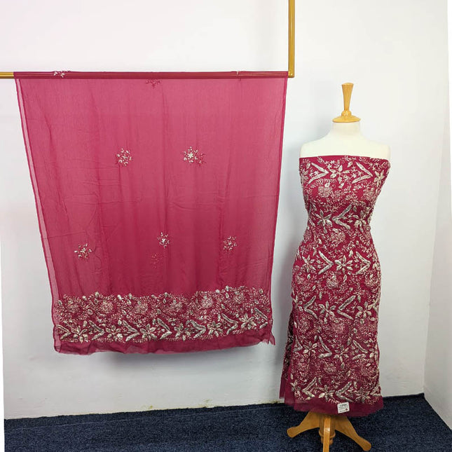 Handmade Gotta Work Chiffon 2pc Unstitched