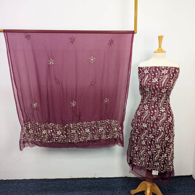 Handmade Gotta Work Chiffon 2pc Unstitched