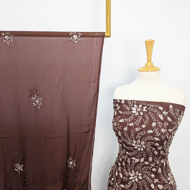 Handmade Gotta Work Chiffon 2pc Unstitched
