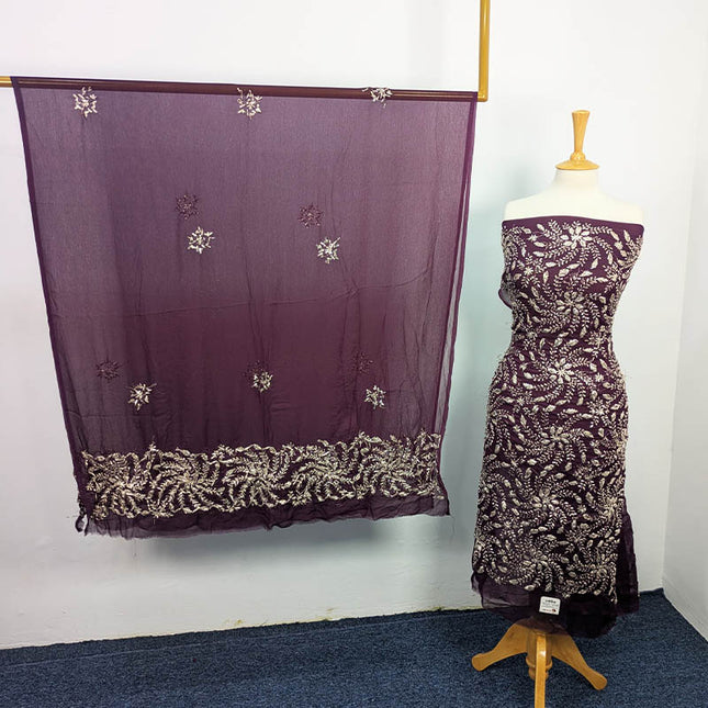 Handmade Gotta Work Chiffon 2pc Unstitched