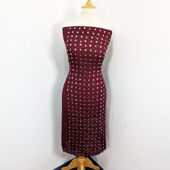 Handmade Mukesh Work Chiffon 2PC Unstitched