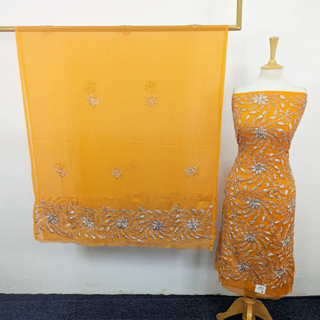 Chiffon with Handmade Gotta Work Shirt Dupatta 2PC Unstitched