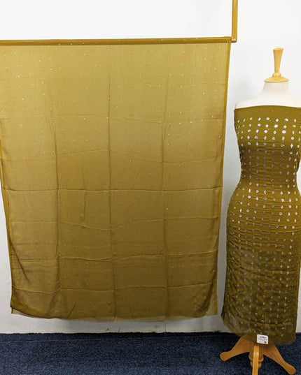 Fancy Chiffon with Handmade Mukesh Work 2PC Unstitched