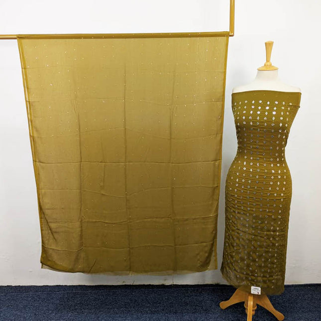 Fancy Chiffon with Handmade Mukesh Work 2PC Unstitched