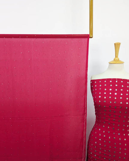 Fancy Chiffon with Handmade Mukesh Work 2PC Unstitched