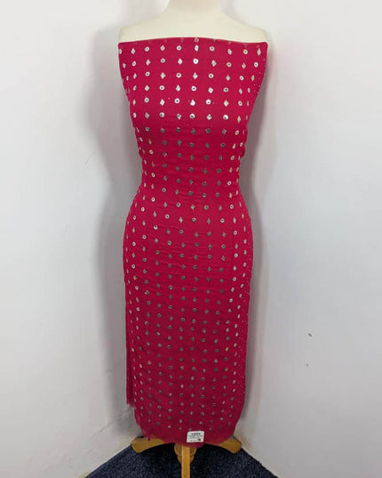 Fancy Chiffon with Handmade Mukesh Work 2PC Unstitched