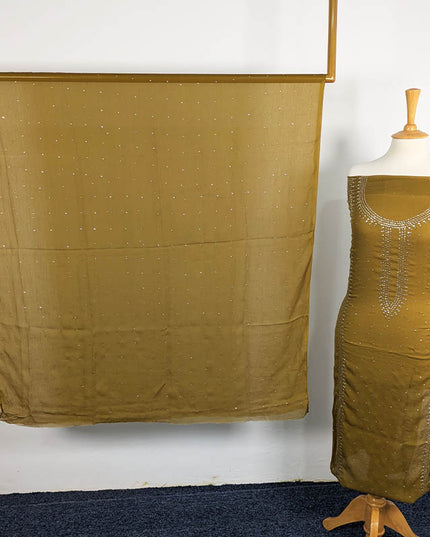 Handmade Mukesh Work Chiffon 2 PC Unstitched
