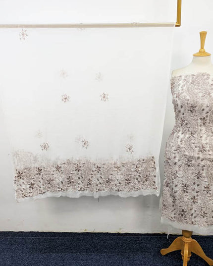 Handmade Gotta Work Chiffon Shirt Dupatta 2PC Unstitched