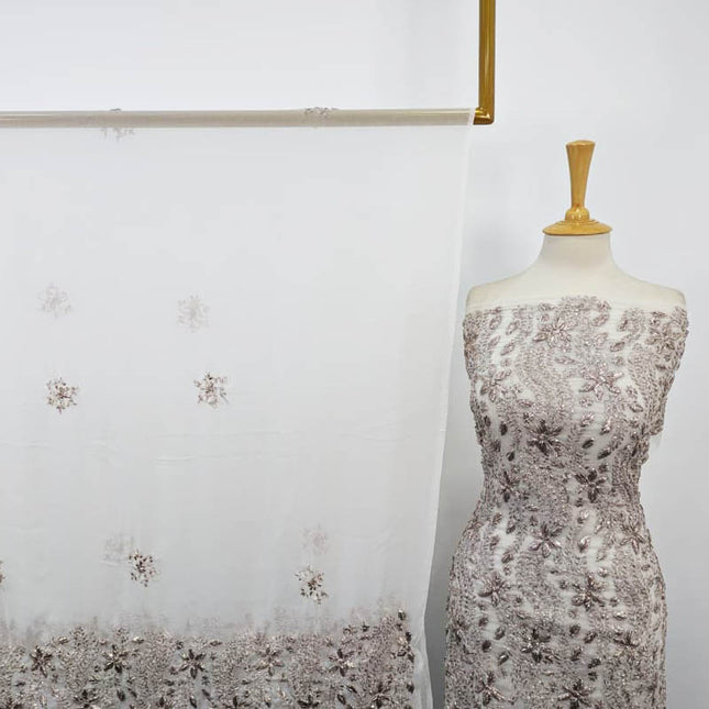 Handmade Gotta Work Chiffon Shirt Dupatta 2PC Unstitched