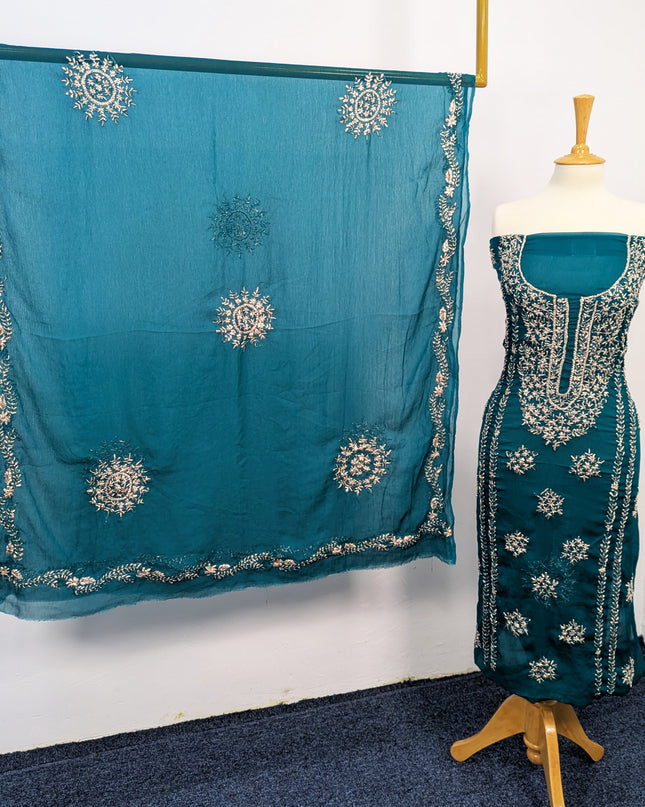 Pakistani Soft Chiffon with Handmade Gotta Work