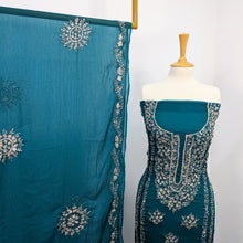 Load image into Gallery viewer, Pakistani Soft Chiffon with Handmade Gotta Work
