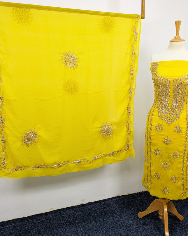 Pakistani Soft Chiffon with Handmade Gotta Work