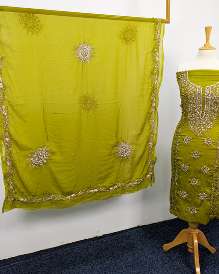 Pakistani Soft Chiffon with Handmade Gotta Work