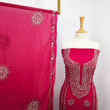 Load image into Gallery viewer, Pakistani Soft Chiffon with Handmade Gotta Work
