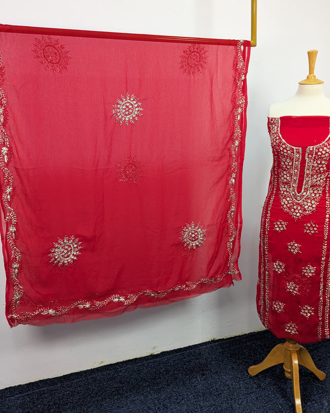 Pakistani Soft Chiffon with Handmade Gotta Work
