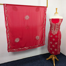 Load image into Gallery viewer, Pakistani Soft Chiffon with Handmade Gotta Work
