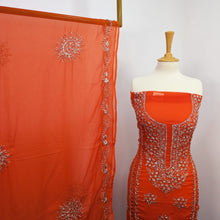 Load image into Gallery viewer, Pakistani Soft Chiffon with Handmade Gotta Work
