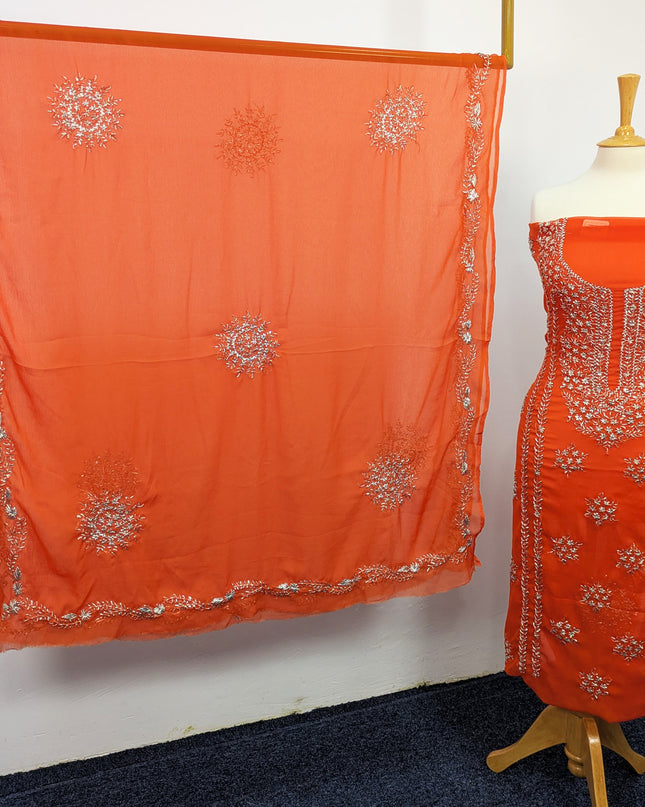 Pakistani Soft Chiffon with Handmade Gotta Work