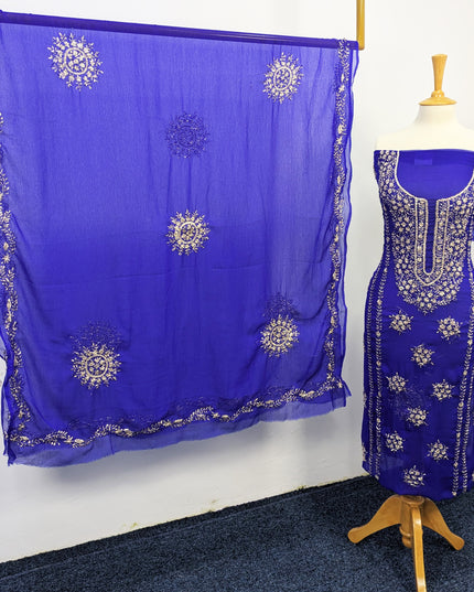 Pakistani Soft Chiffon with Handmade Gotta Work