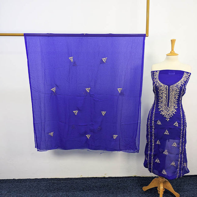 Handmade Gotta Work  Soft Chiffon 2PC Unstitched