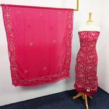 Load image into Gallery viewer, Chiffon Handmade LCD Gotta Work Shirt Dupatta
