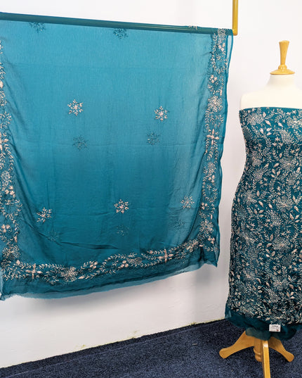 Chiffon Handmade LCD Gotta Work Shirt Dupatta