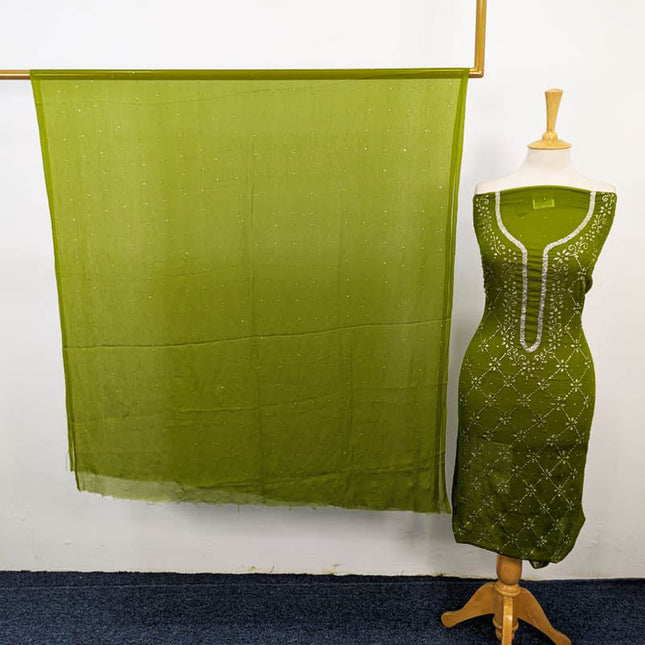 Chiffon with Mukesh Work Shirt Dupatta 2PC Unstitched