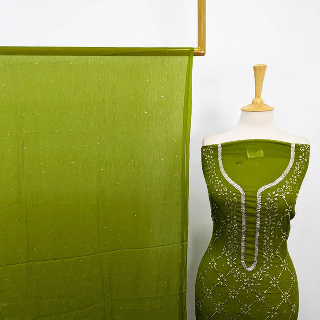 Chiffon with Mukesh Work Shirt Dupatta 2PC Unstitched