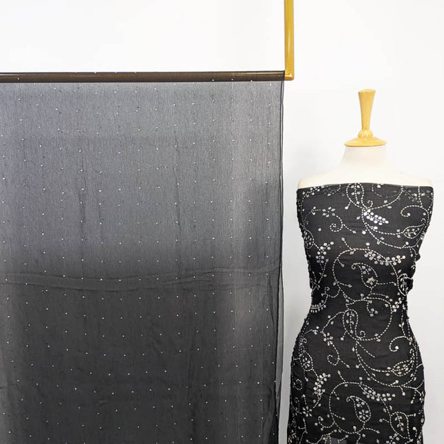 Handmade Full Jaal Mukesh Work Chiffon 2PC Unstitched